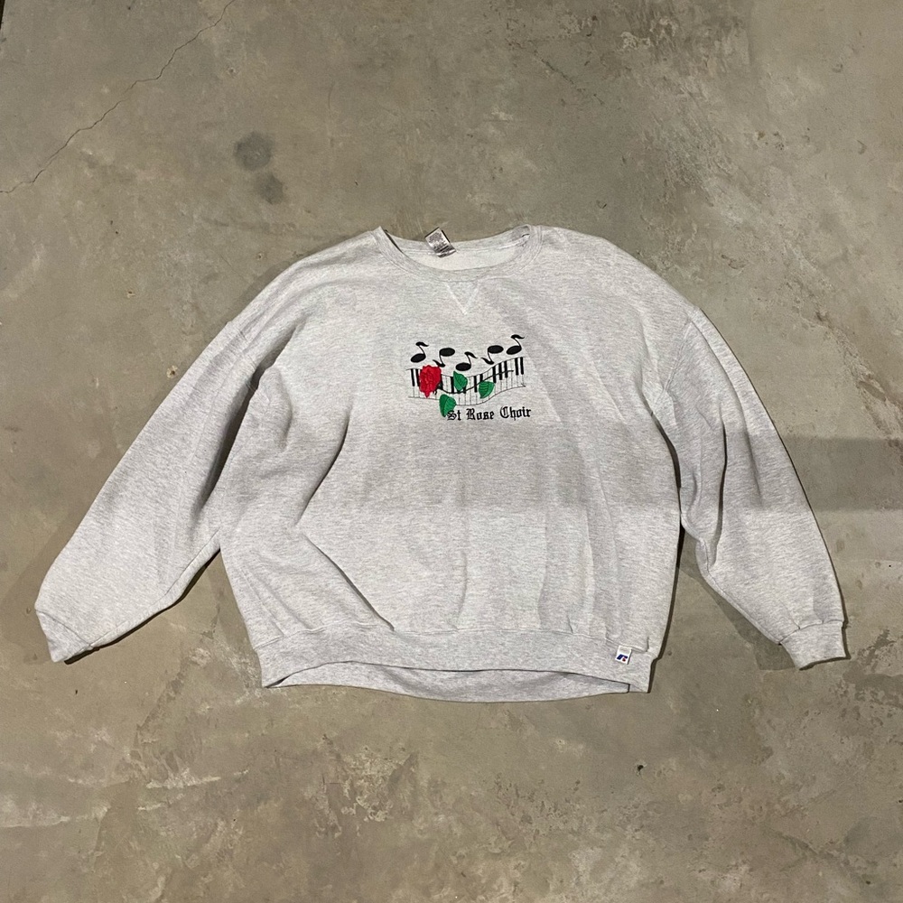 Gray russell sweatshirt choir